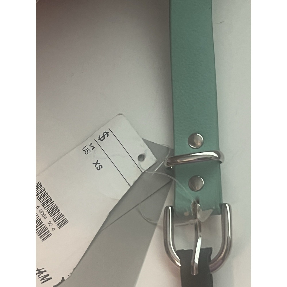 H&M Light Green Skinny Size XS Women's Belt New with Tags